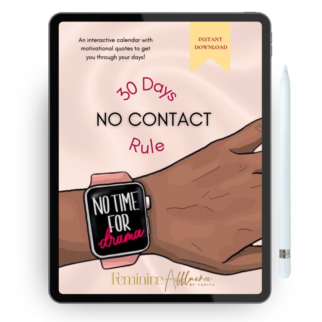 30 Days No Contact: Calendar