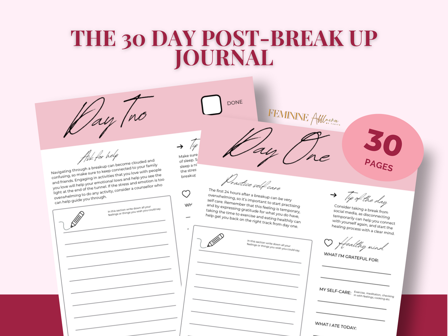 30 Day Journal: Post-Break Up